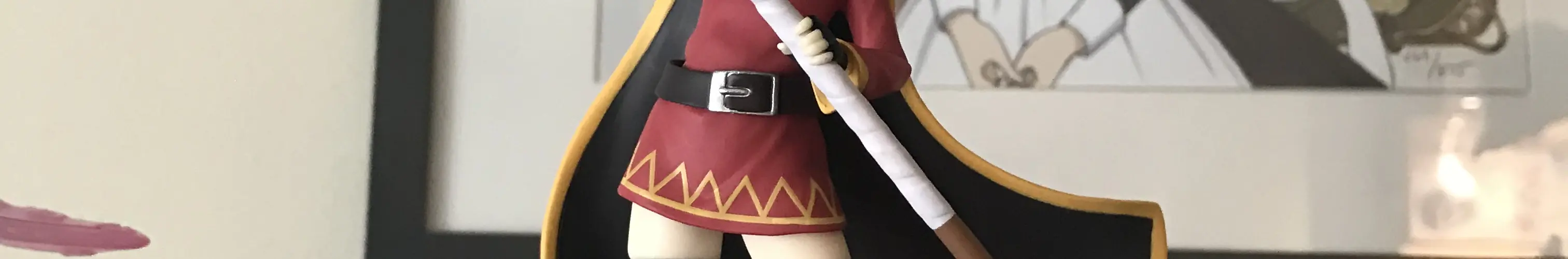 Photo of a Pop Up Parade figure of Megumin from Konosuba.