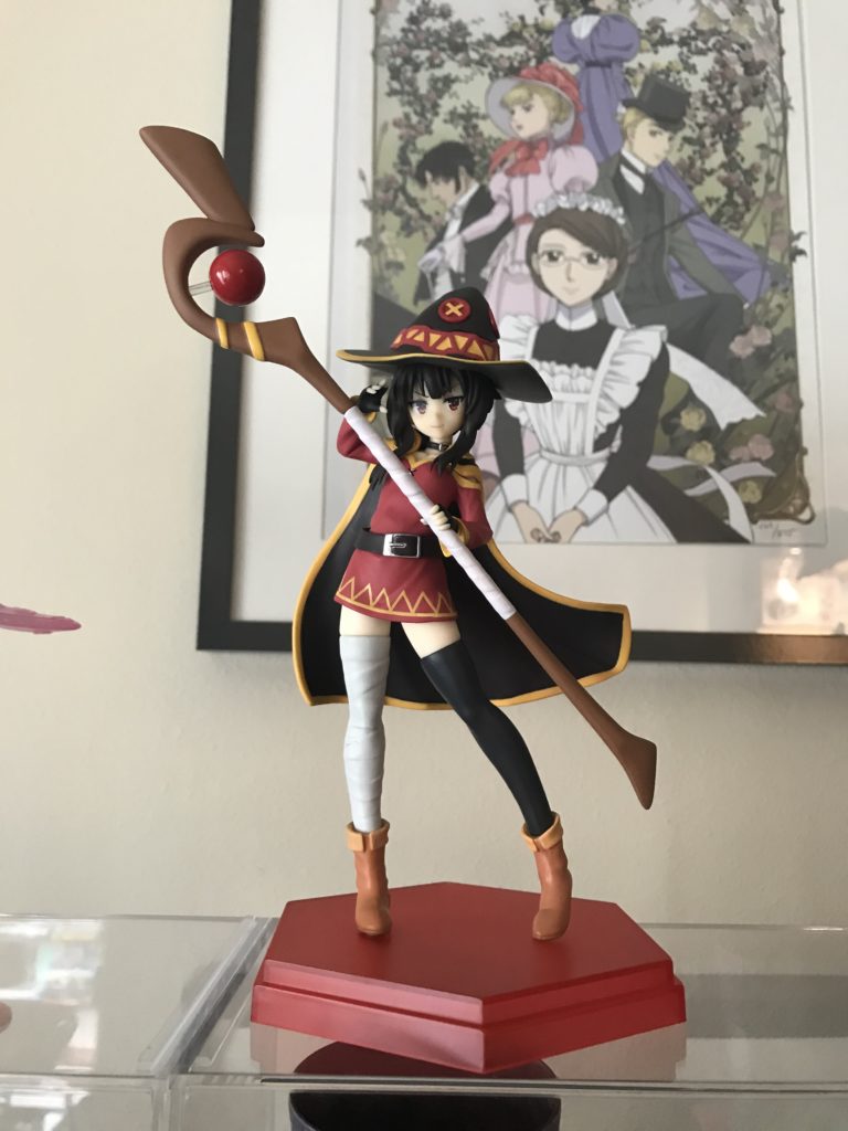 Photo of a Pop Up Parade figure of Megumin from Konosuba.