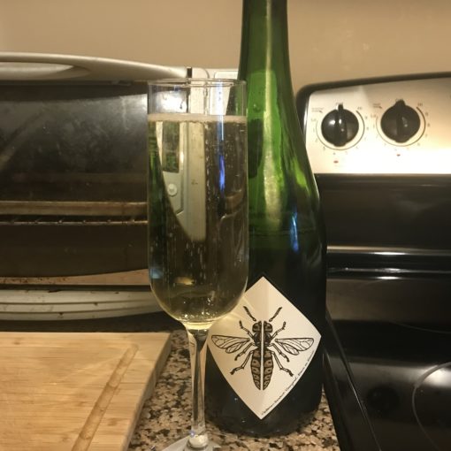 Photo of a bottle of Victoria Summit Blanc de Blancs from Battle Creek Cellars.